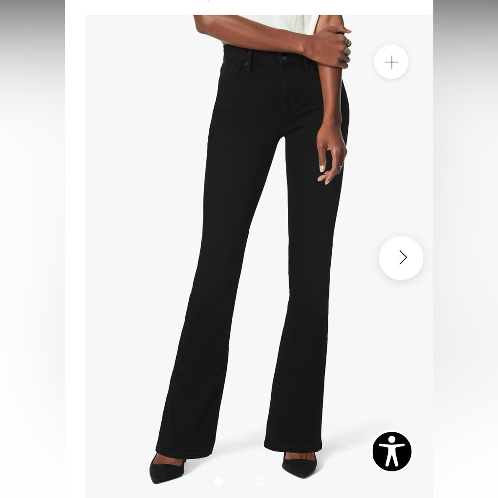 Joe’s Jeans NWT Size 23 Black Flawless Provocateur Midrise Petite Bootcut Jeans